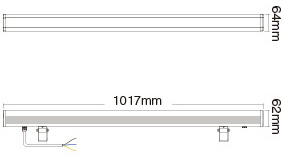 High Power 24W RGB+CCT LED Wall Washer Light