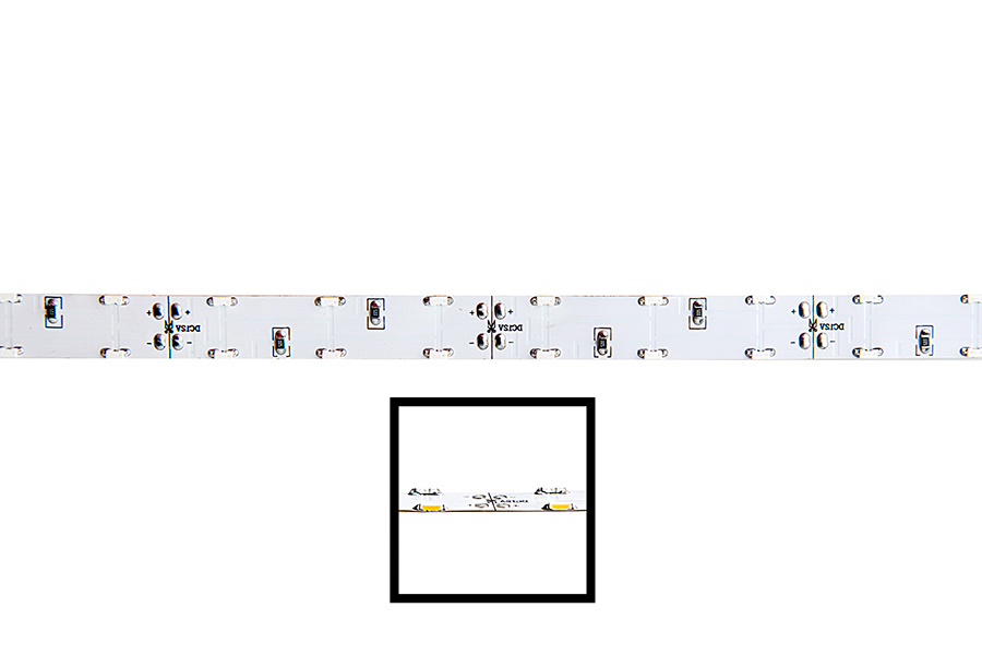 Dual Row LED Strip Light with LC2 Connector - 12V LED Tape Light - Side Emitting - 157 Lumens/ft.