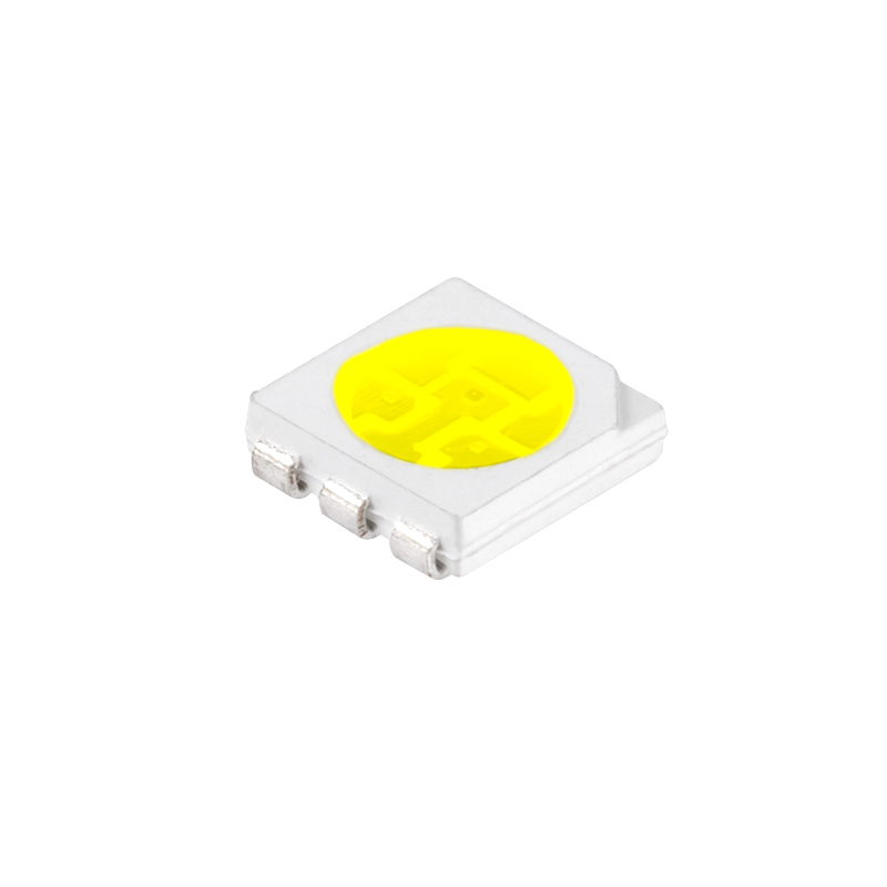 5050 SMD LED - 3100K Warm White Surface Mount LED w/120 Degree Viewing Angle - Click Image to Close
