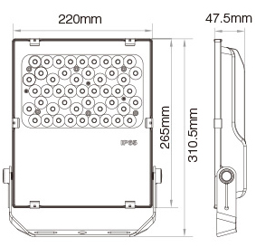 Color Changing LED Flood Lights - MiLight 50W RGB+CCT LED Garden Light