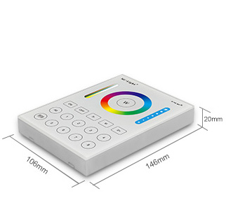 B8 MiLight 8-zone RF remote smart panel RGB+CCT LED controller
