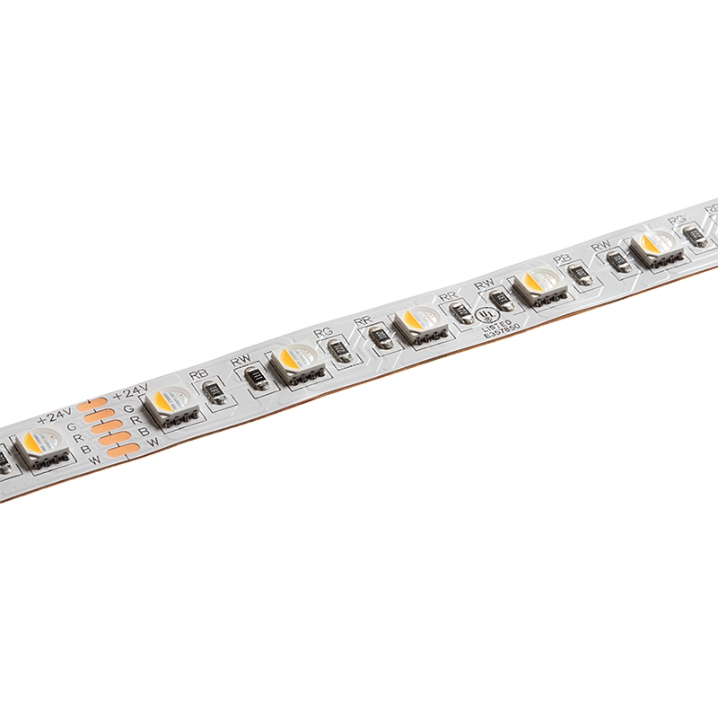 5m RGBW LED Strip Light - 4-in-1 Chip 5050 Color-Changing LED Tape Lights - 12V/24V - IP20