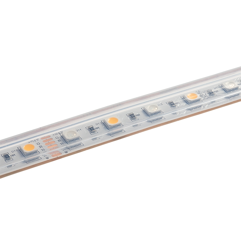 5m RGB+W LED Strip Lights - Color-Changing LED Tape Light - 24V - IP67 Waterproof