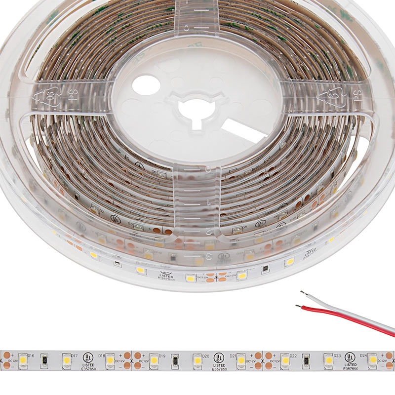 5m White LED Strip Light - Eco Series Tape Lights - 12V/24V - IP54 Weatherproof