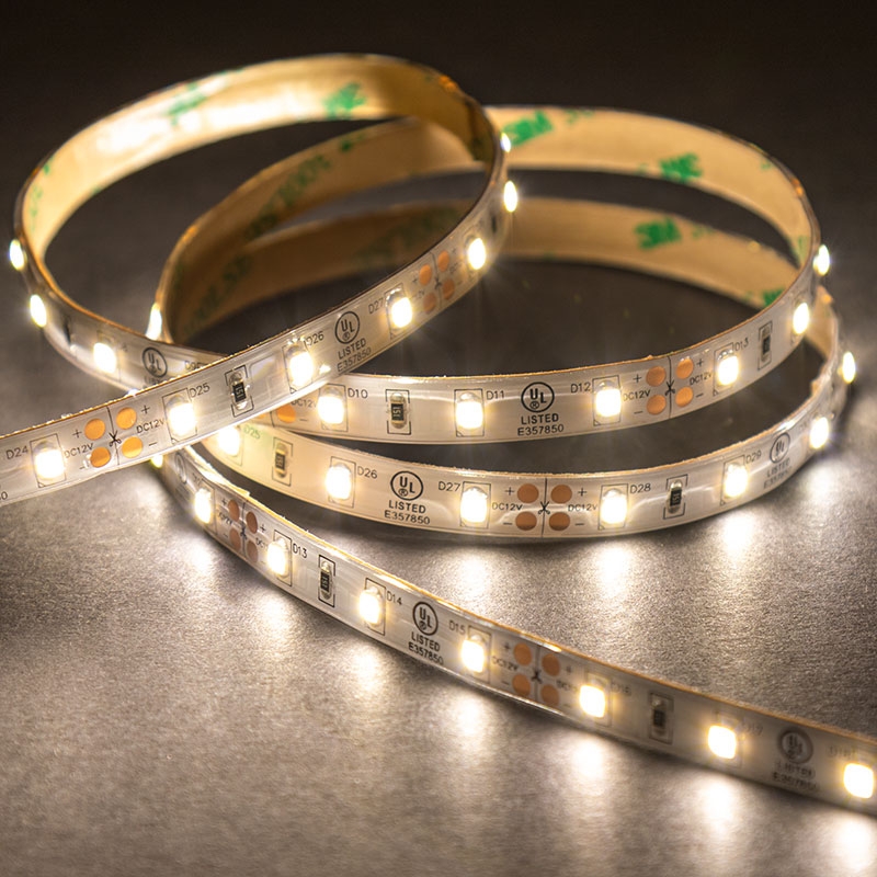 5m White LED Strip Light - Eco Series Tape Lights - 12V/24V - IP54 Weatherproof