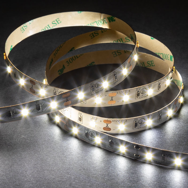 5m White LED Strip Lights - HighLight Series Tape Light - 12V/24V - IP20