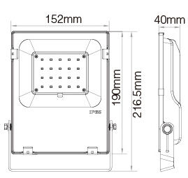 Color Changing LED Flood Lights - MiLight 20 Watt RGBWW Flood Fixture