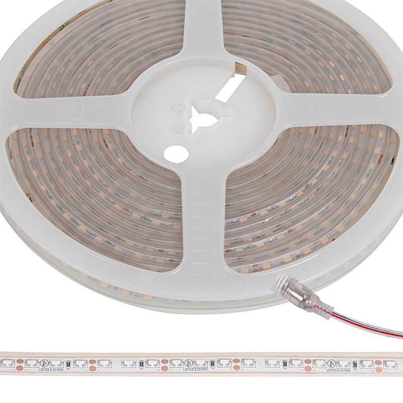 5m White LED Side Emitting Strip Lights - 12V - IP65