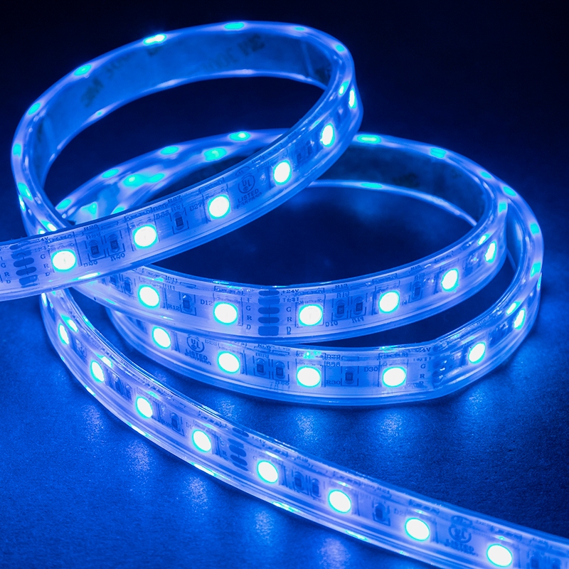 5m RGB LED Strip Lights - Color-Changing LED Tape Light - 24V - IP67 Waterproof