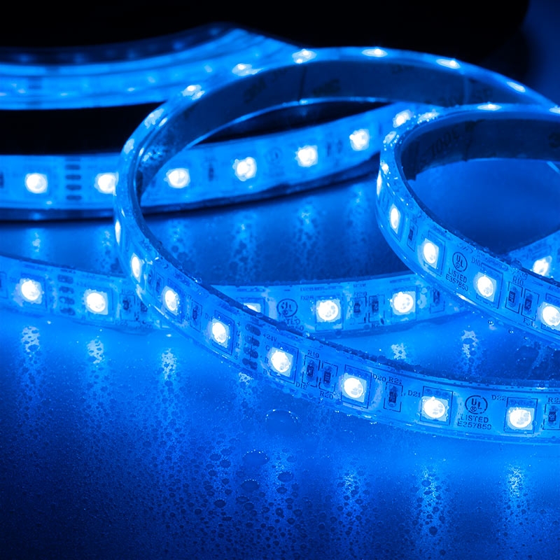 5m RGB LED Strip Lights - Submersible LED Tape Light - 24V - IP68 Submersible