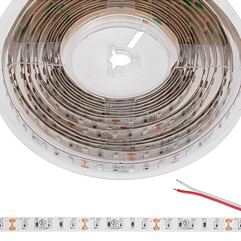 5m Single Color LED Strip Lights - HighLight Series Tape Light - 12V/24V - IP20