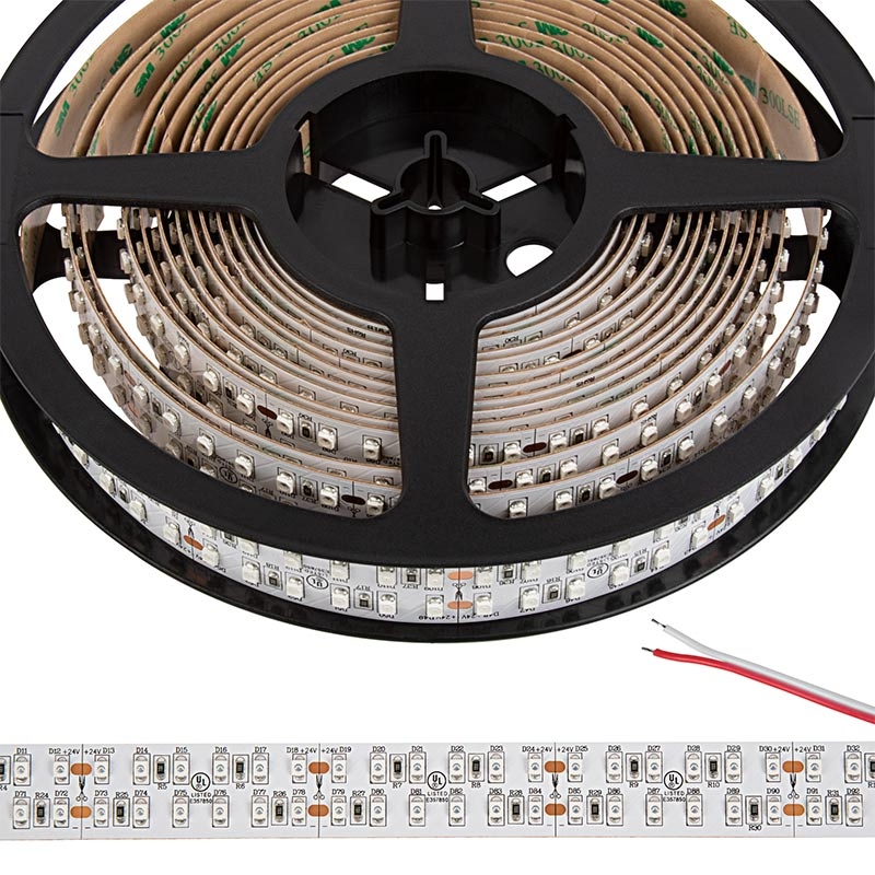 5m Single Color LED Strip Lights - Eco Series Tape Light - Dual Row - 24V - IP20